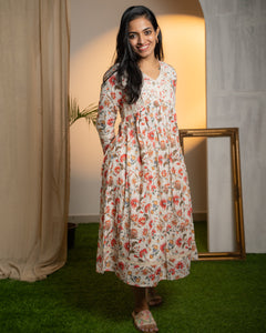 Meadow Mist - Cotton Kurti (NON FEEDING)