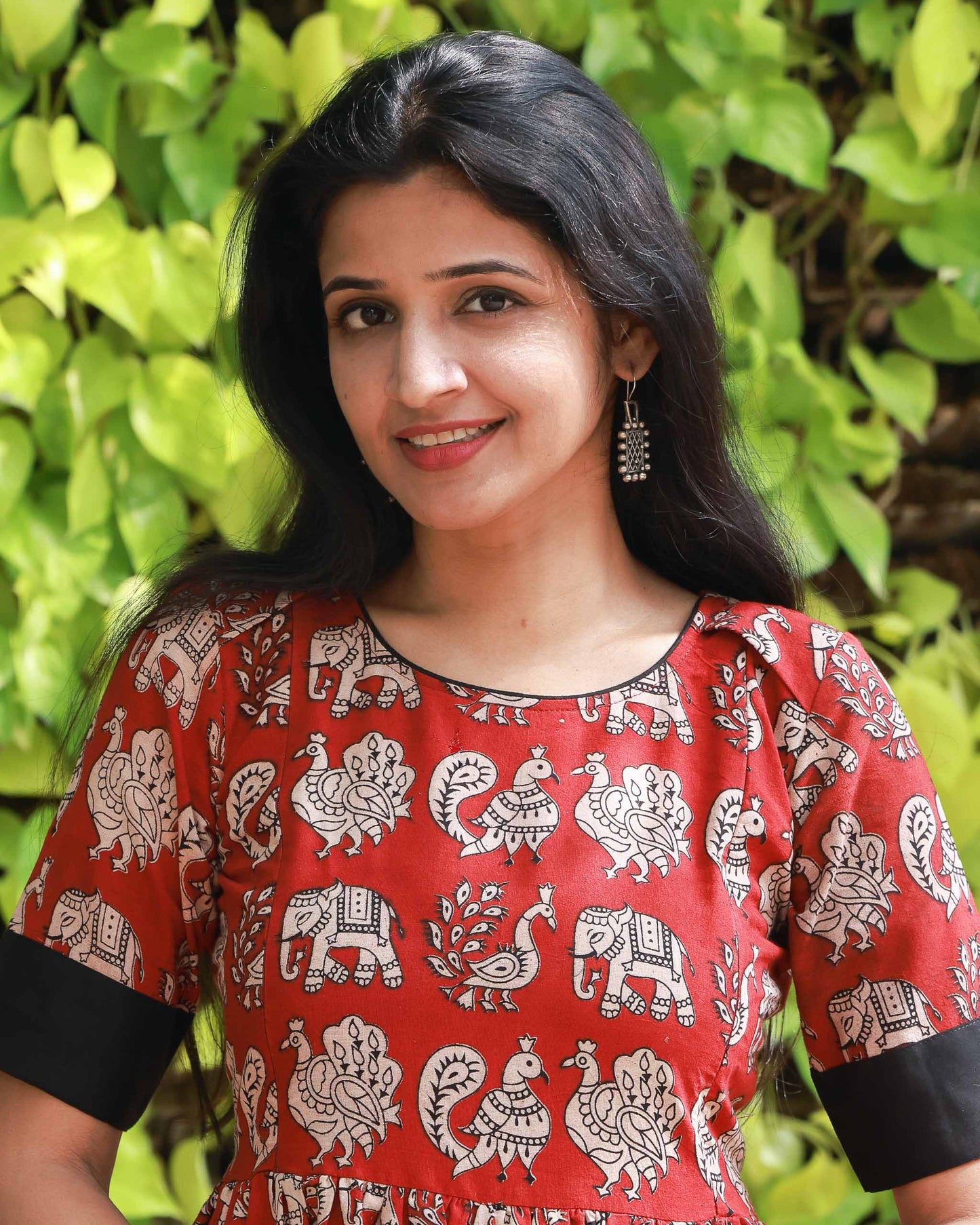 Meera - Kalamkari Dress - Feeding