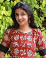 Load image into Gallery viewer, Meera - Kalamkari Dress - Feeding
