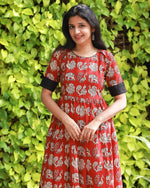 Load image into Gallery viewer, Meera - Kalamkari Dress - Feeding
