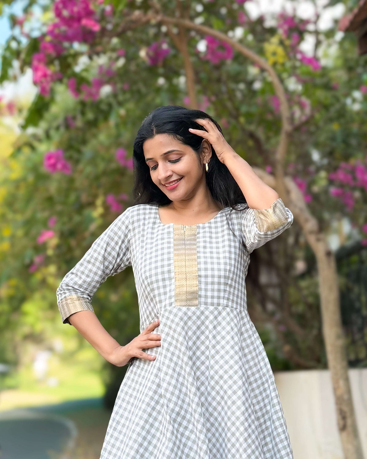 Misty Muse - Cotton Dress - Feeding & Regular
