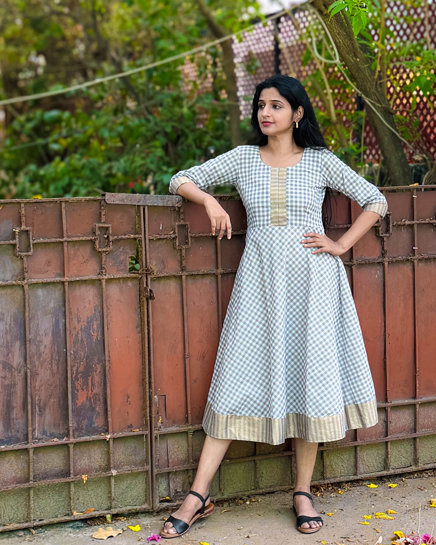 Misty Muse - Cotton Dress - Feeding & Regular