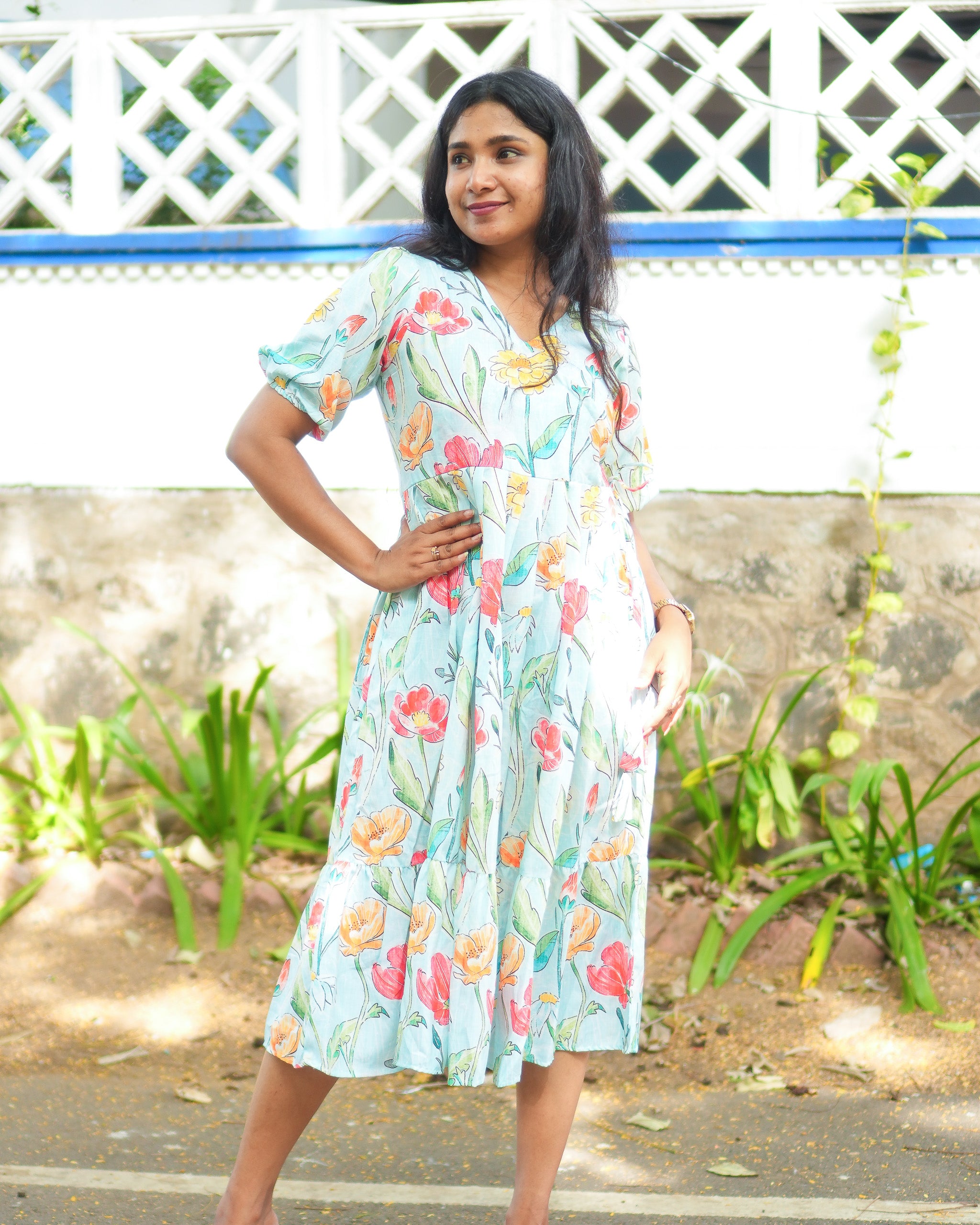Mogra - Floral Dress