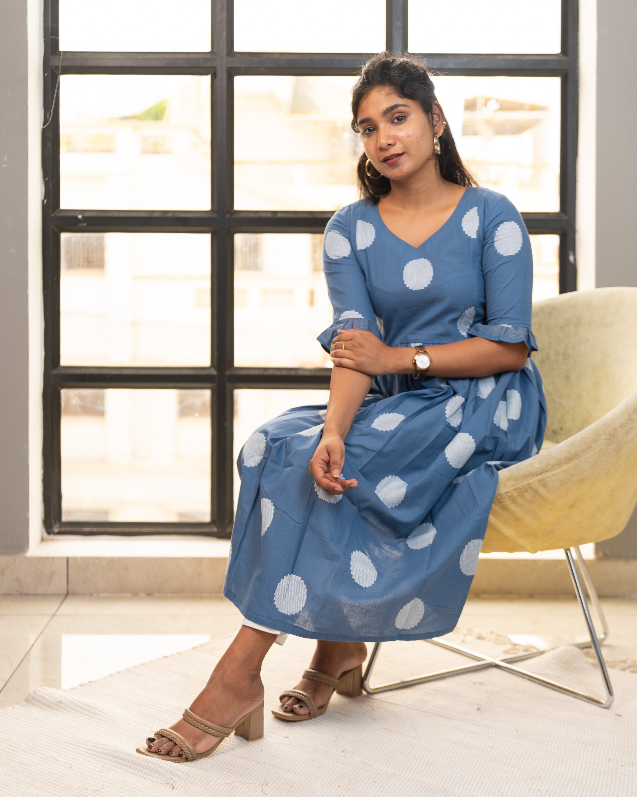 Neela- kurti/ Dress