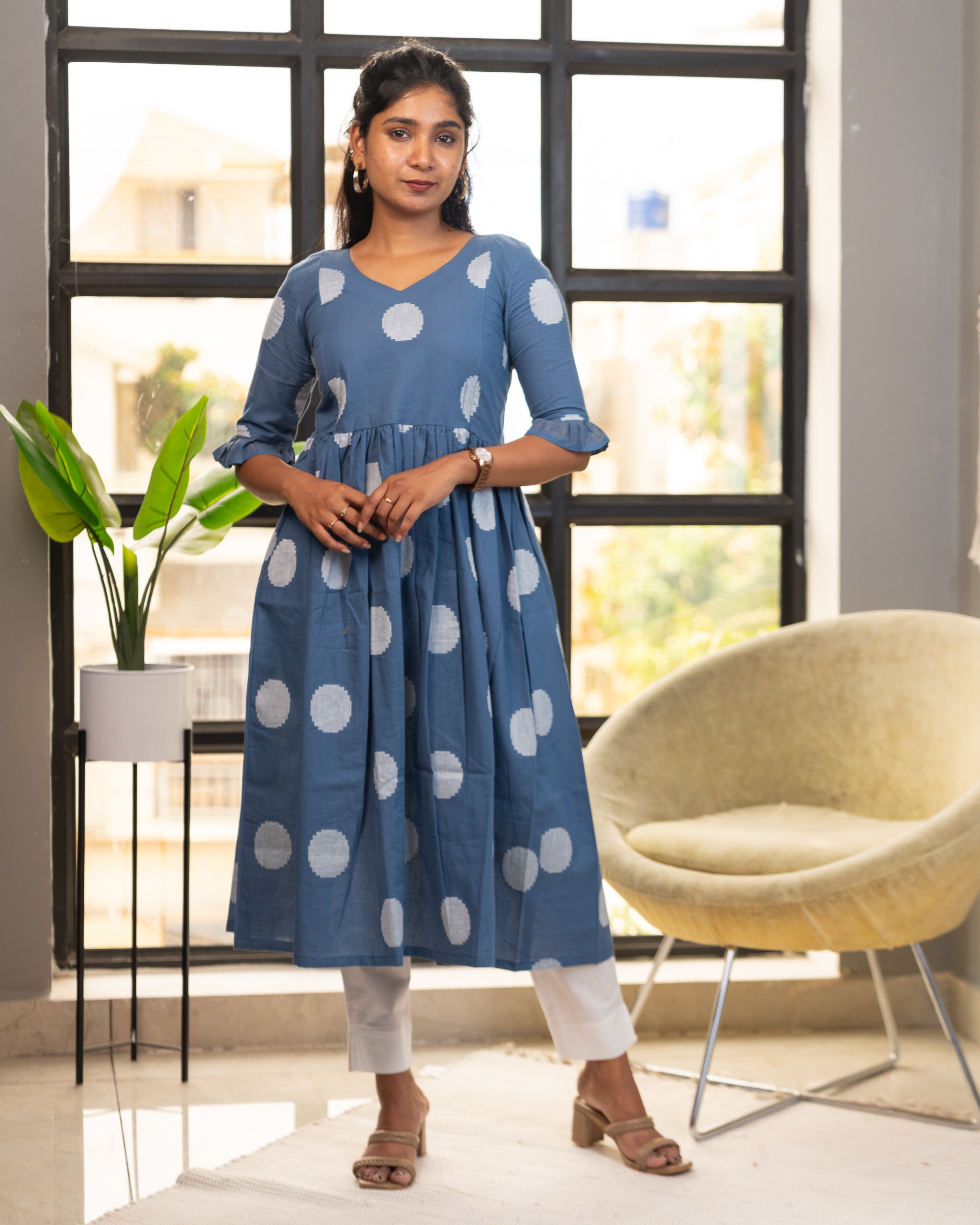 Neela- kurti/ Dress