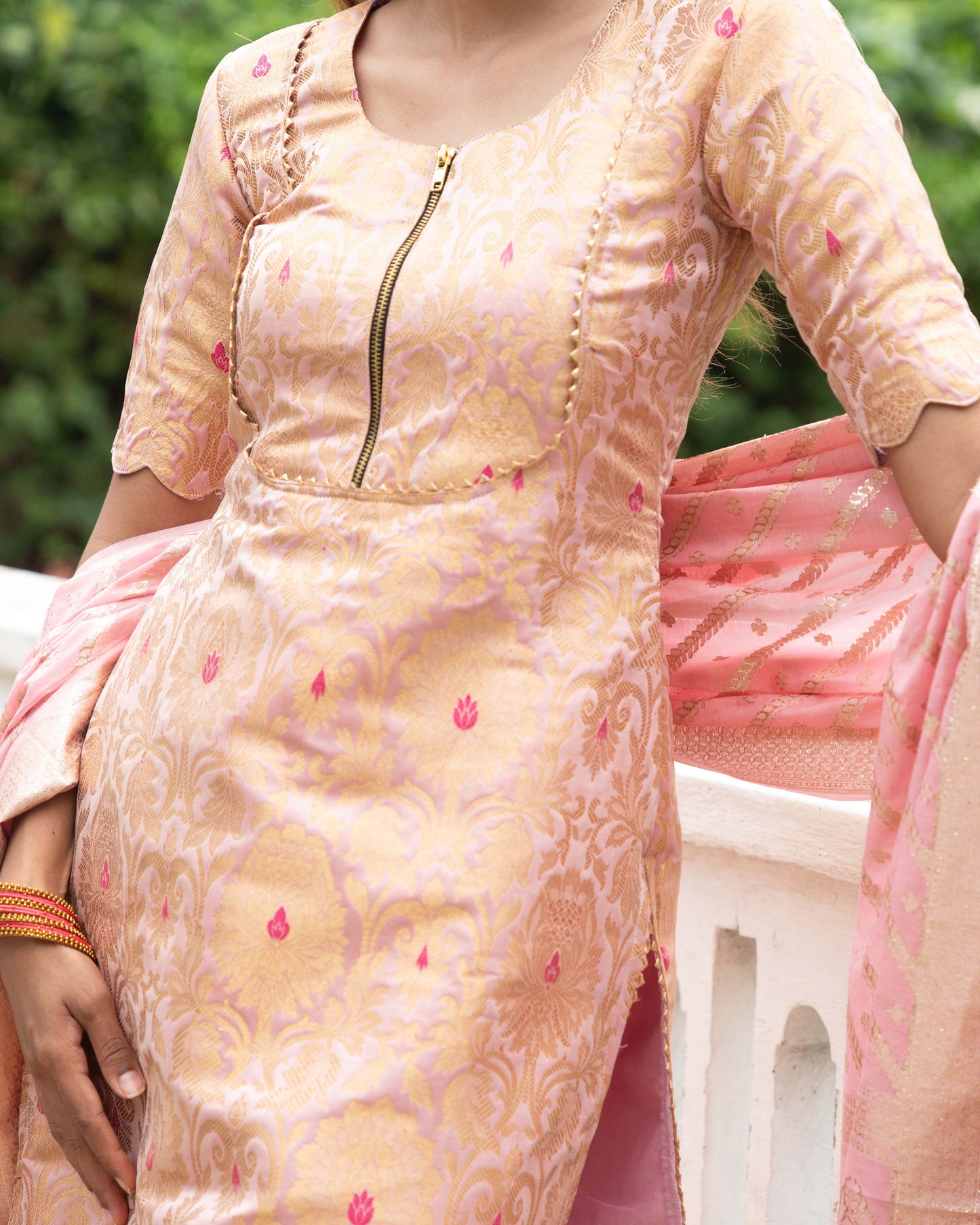 Pari - Festive Kurti / Salwar set - Feeding