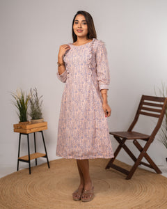 Peach Prism - Cotton Regular Dress