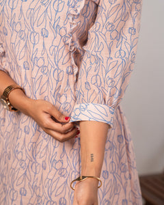 Peach Prism - Cotton Regular Dress