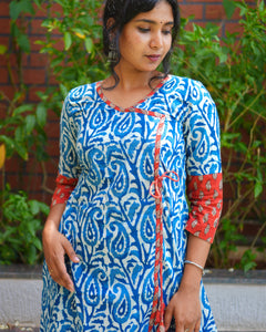 Samudra - Indigo Cotton Regular Kurti