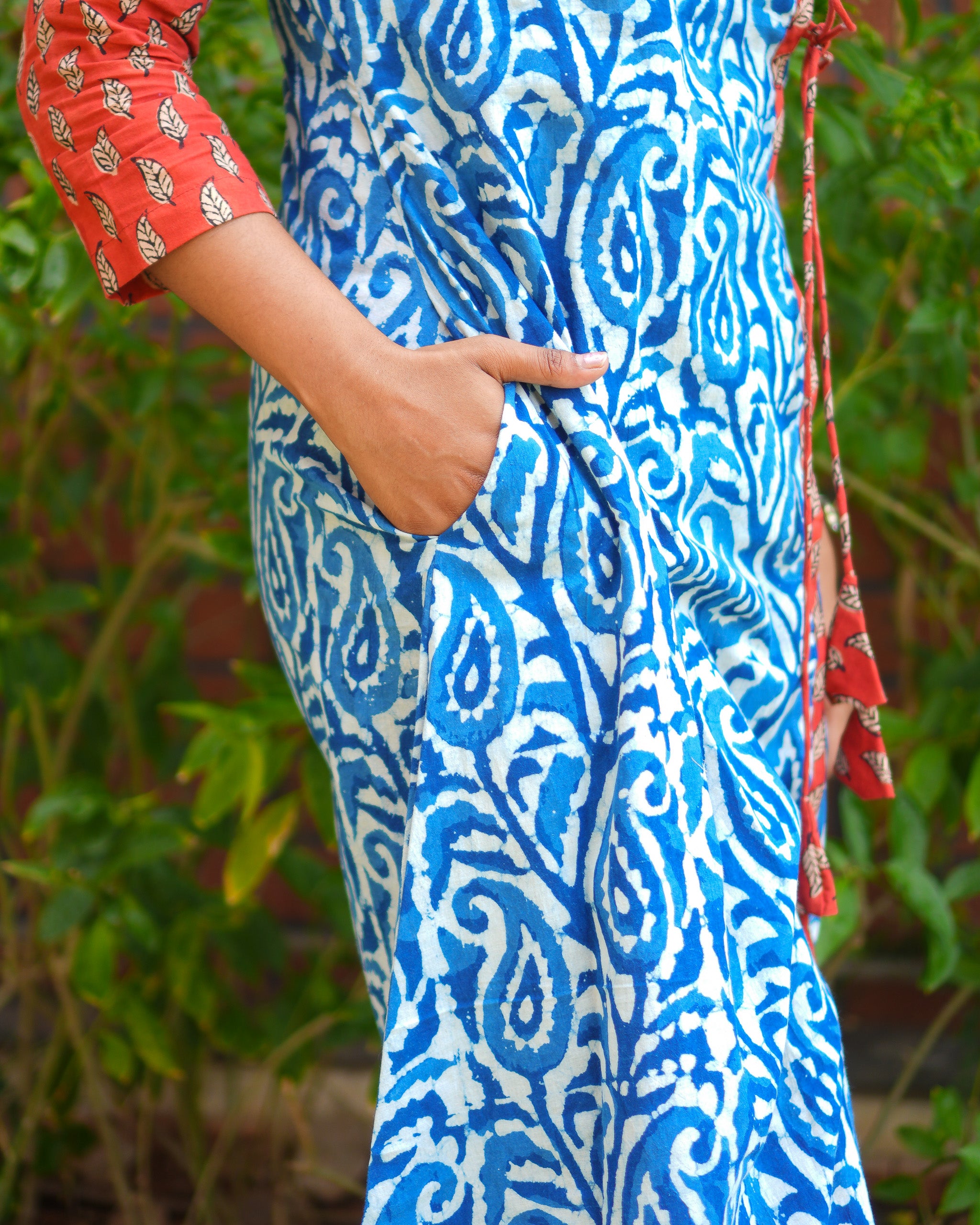 Samudra - Indigo Cotton Regular Kurti