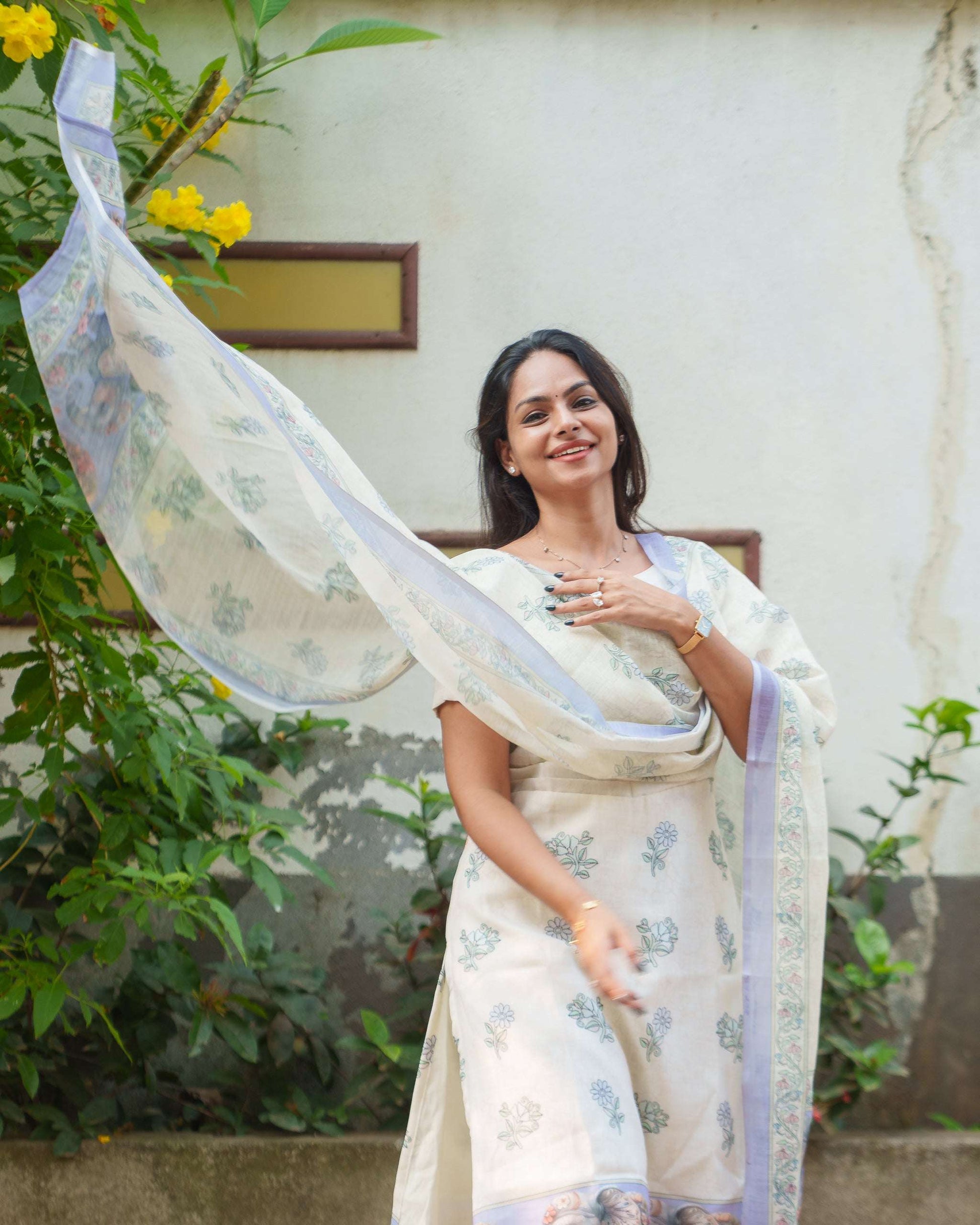 Siya Lavendar - Kurti with Dupatta - Regular