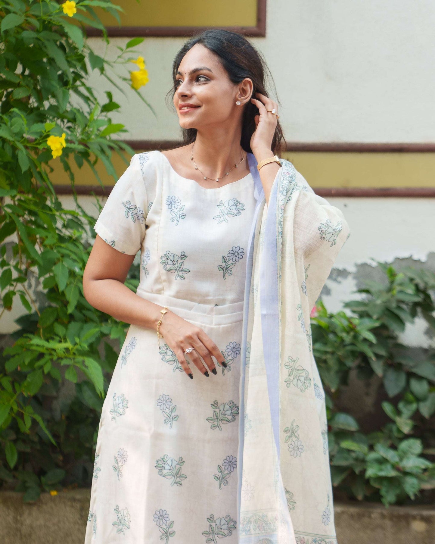 Siya Lavendar - Kurti with Dupatta - Regular