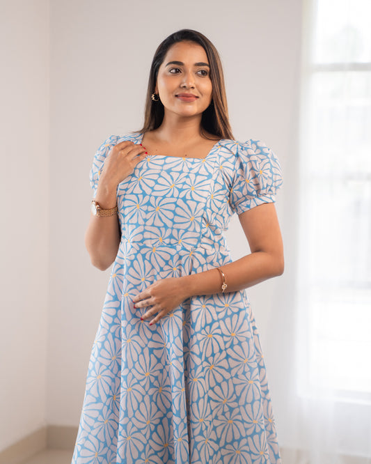 cotton floral dress, floral cotton dress for women, indian floral dress, south indian cotton dress, ikat dress, ikat cotton dress, ikat kurti, ikat cotton kurti, handwoven ikat dress, pochampally ikat kurti, mangalagiri cotton dress, mangalagiri cotton kurti, narayanpet cotton dress, narayanpet cotton kurti, chettinad cotton dress, chettinad cotton kurti, kalamkari cotton dress, kalamkari kurti, block print cotton dress, block print cotton kurti, handloom cotton dress, handloom cotton kurti, feeding dress, 