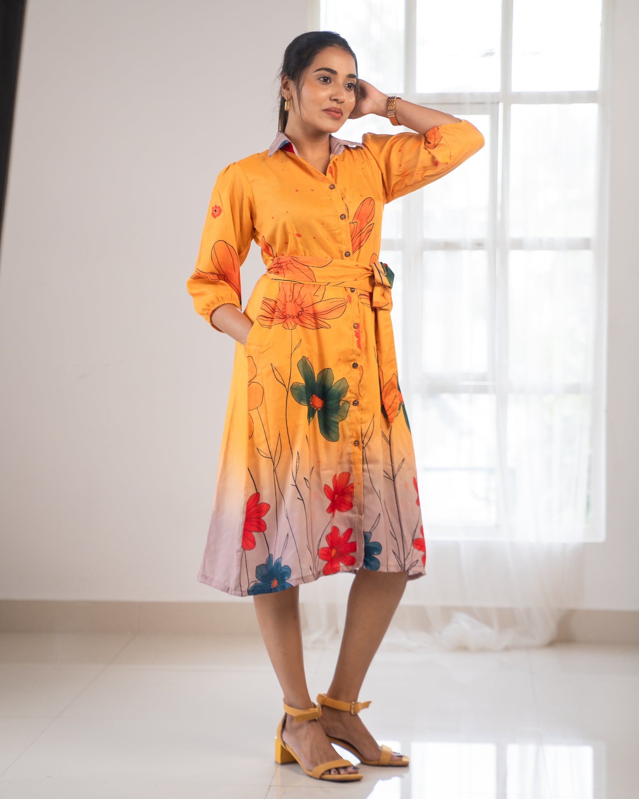 Sun Kissed - Shirt Dress