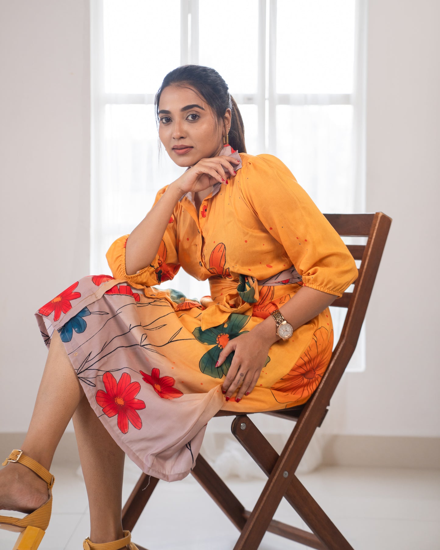 cotton maxi dress india, lightweight handloom cotton dress, sustainable cotton clothing india, eco friendly cotton dress, everyday cotton kurti, office wear cotton kurti, festive floral cotton dress, floral ikat cotton dress, pastel floral dress, elegant cotton dress for festivals, Feeding friendly , Affordable clothing, Chennai brands, Chennai clothing brands