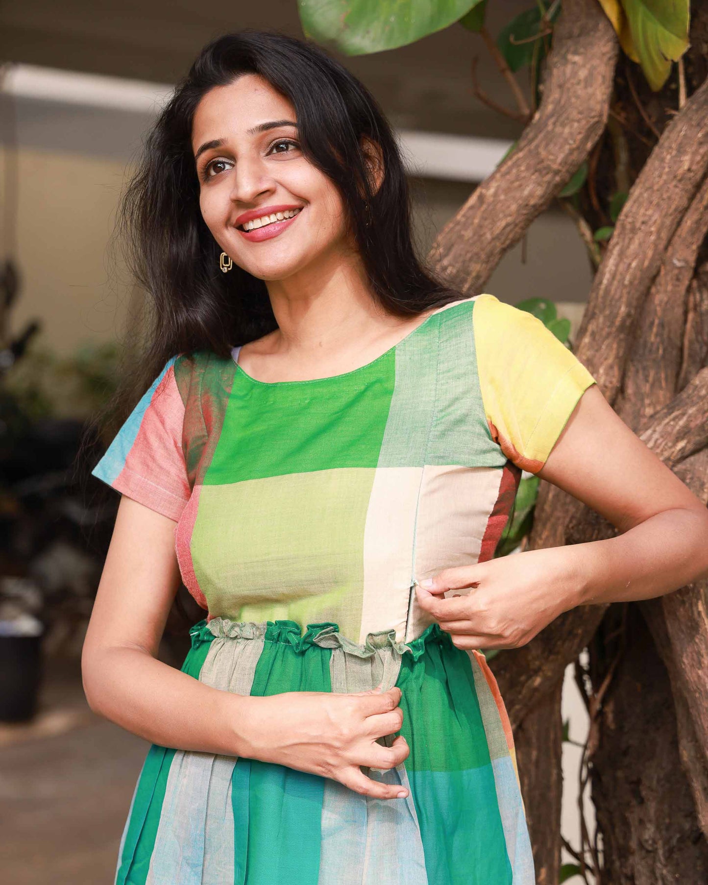Sundari - Cotton Dress - Feeding