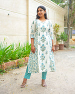 Load image into Gallery viewer, Svarna -  Cotton Nursing kurti
