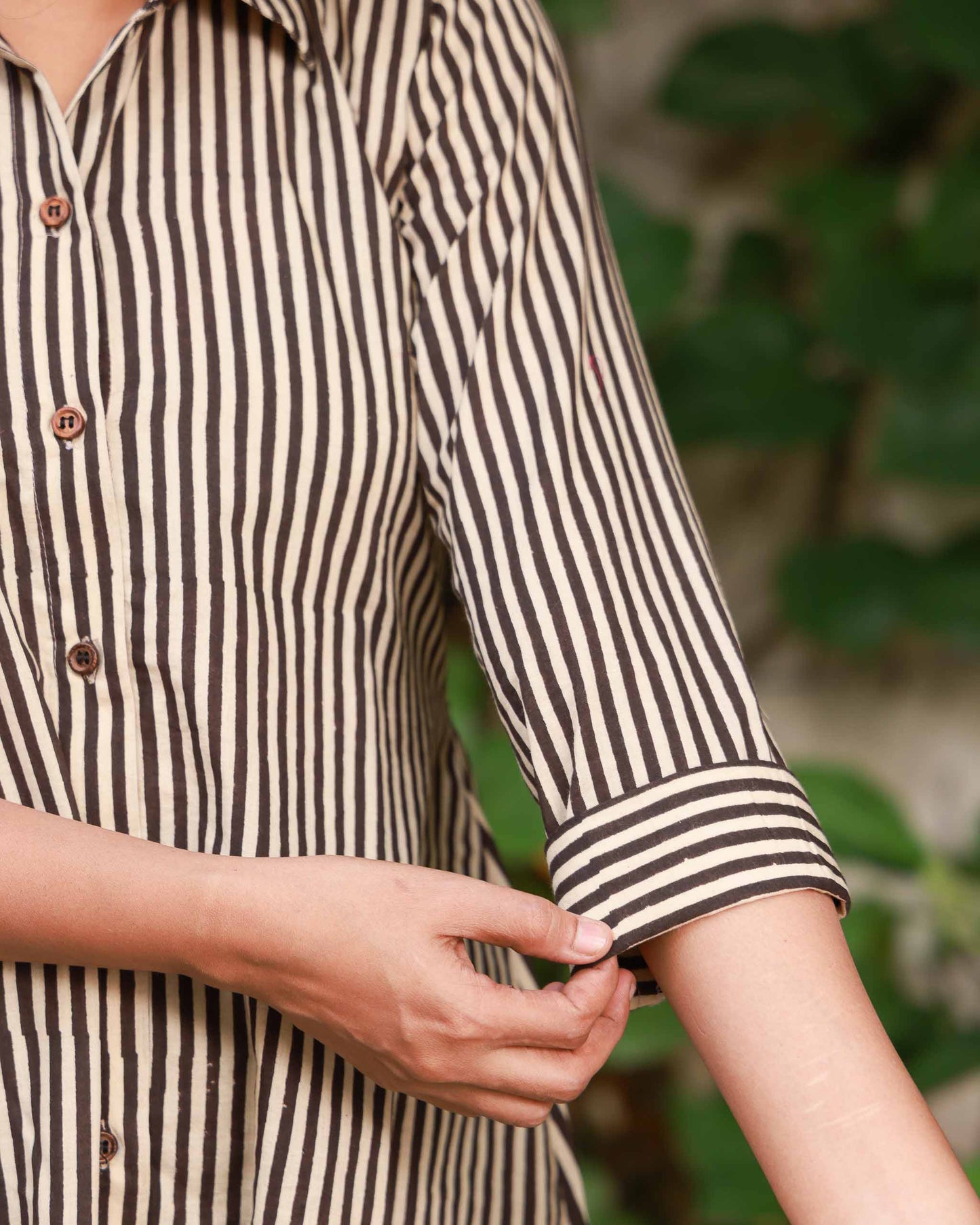Tara - Cotton Shirt Dress - Feeding & Regular