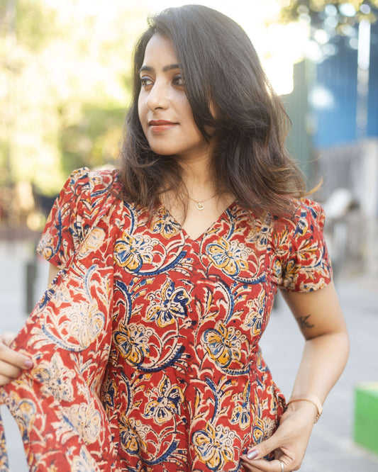 Twilight - Kalamkari Feeding Dress