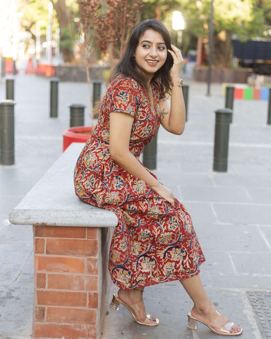 Twilight - Kalamkari Regular Dress