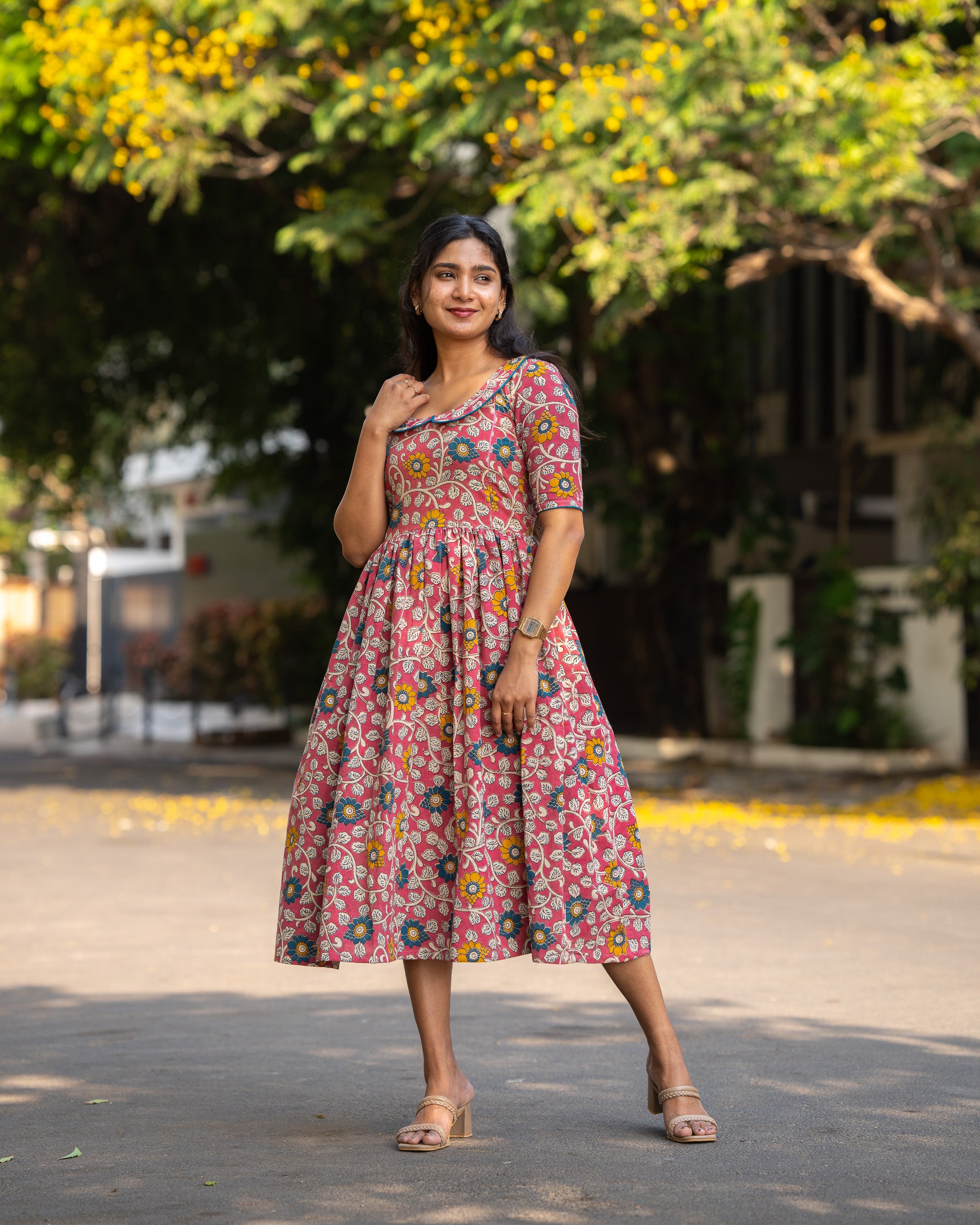 Varshini - Kalamkari Nursing Dress