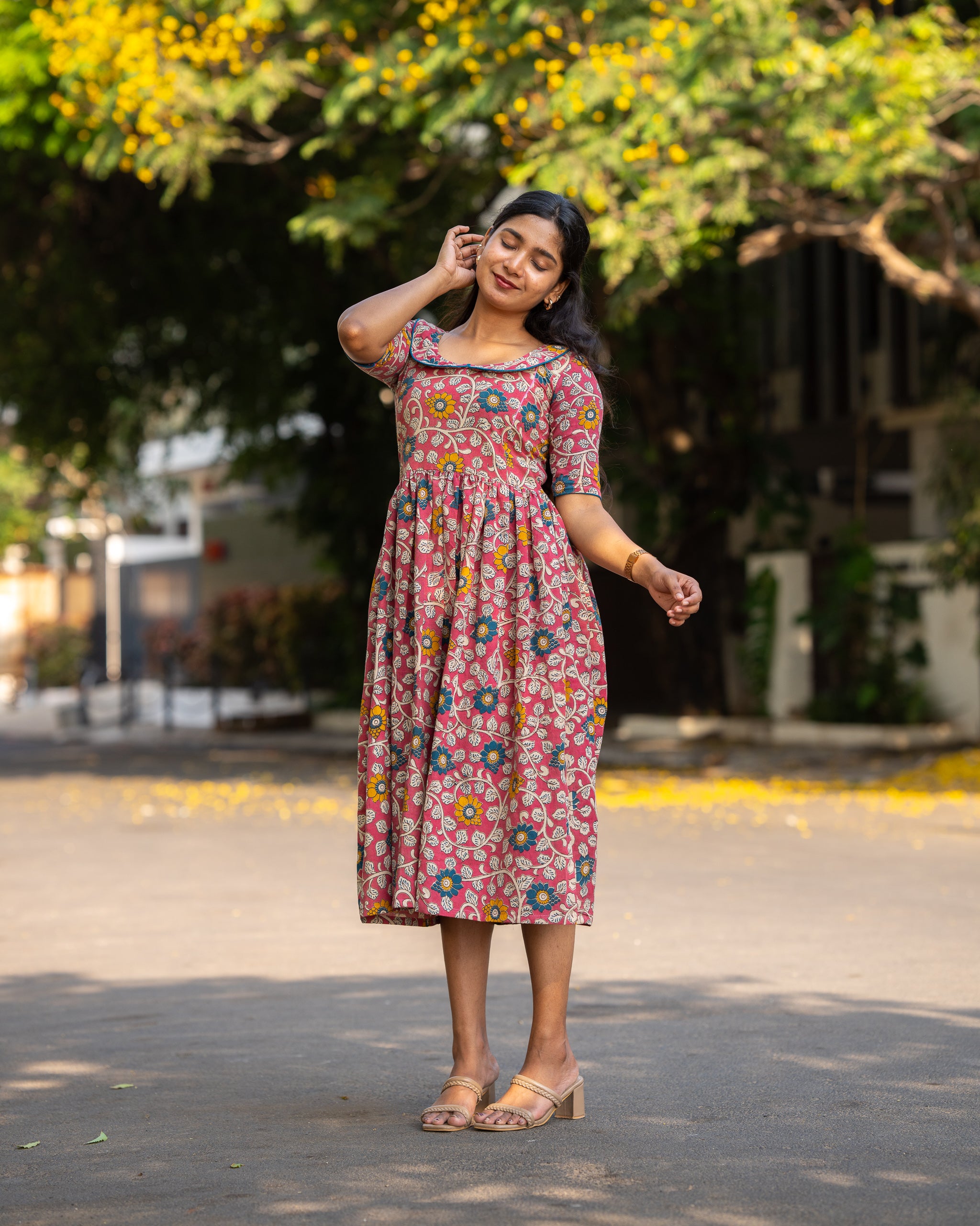 Varshini - Kalamkari Nursing Dress