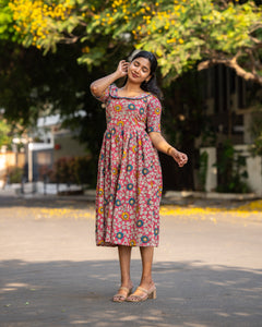 Varshini - Kalamkari Nursing Dress