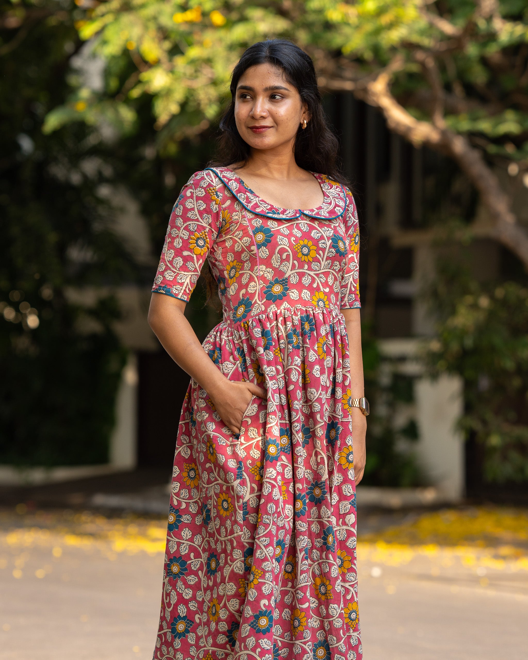 Varshini - Kalamkari Nursing Dress