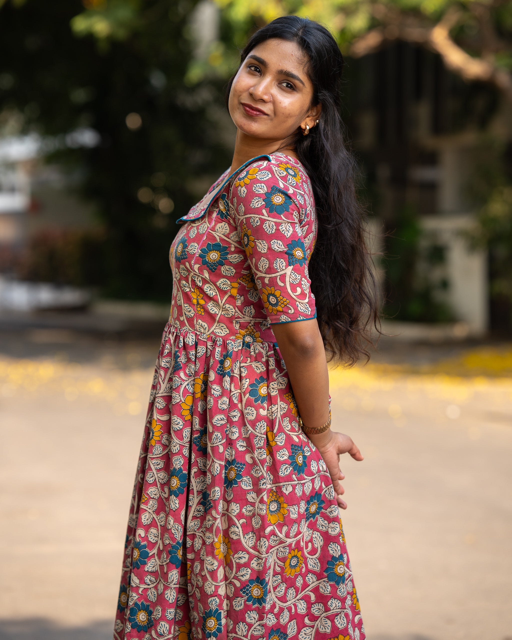Varshini - Kalamkari Nursing Dress