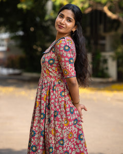 Varshini - Kalamkari Nursing Dress
