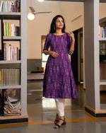 Load image into Gallery viewer, Vasantha - Ikat Nursing Kurti

