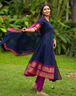 Load image into Gallery viewer, Vijaya - Nursing Festive Kurti set with Dupatta
