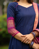 Load image into Gallery viewer, Vijaya - Nursing Festive Kurti set with Dupatta
