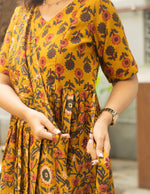 Load image into Gallery viewer, cotton floral dress, floral summer dress, floral cotton midi dress, casual floral dress, floral print dress, lightweight cotton dress, boho floral dress, vintage floral cotton dress, cotton sundress, floral day dress, breathable cotton floral dress, feminine floral cotton dress, soft cotton dress with floral print, floral cotton dress for women, sleeveless floral cotton dress, floral cotton maxi dress, 100% cotton floral dress, floral cotton dress for summer, Office wear
